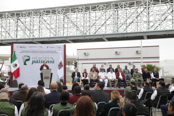 Nuevo Laredo reafirma su liderazgo nacional: gobernador y alcaldesa arrancan coordinados el operativo Héroes Paisanos