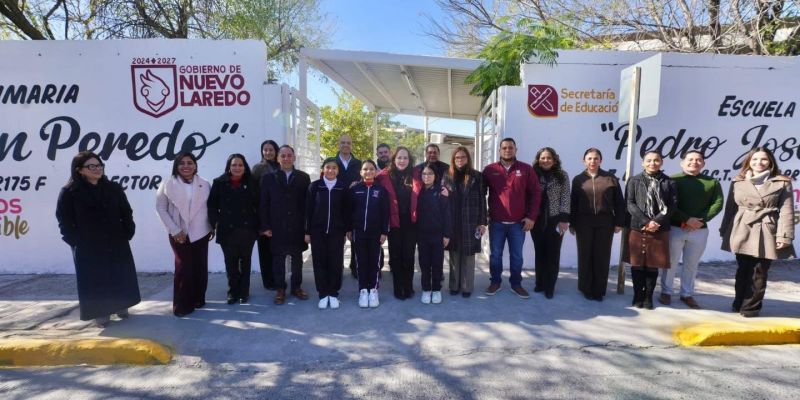 Gobierno de Nuevo Laredo fortalece la infraestructura educativa en la colonia Nueva Era