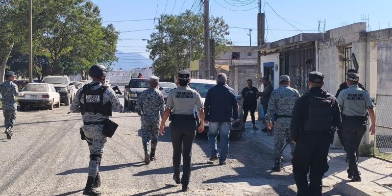 Con recorridos de proximidad, refuerzan Municipio, GN y GE seguridad en Victoria