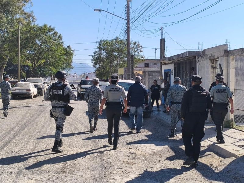 Con recorridos de proximidad, refuerzan Municipio, GN y GE seguridad en Victoria