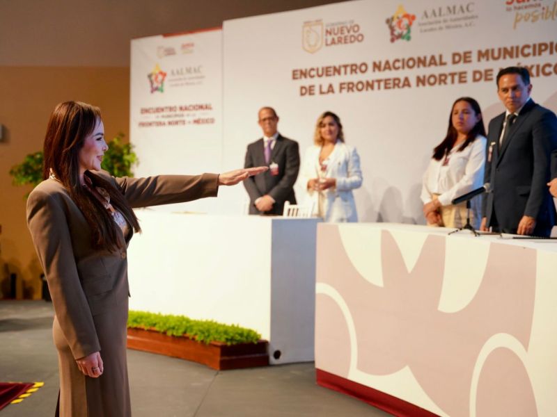 Asume Carmen Lilia Canturosas la coordinación de alcaldes de la frontera norte de AALMAC