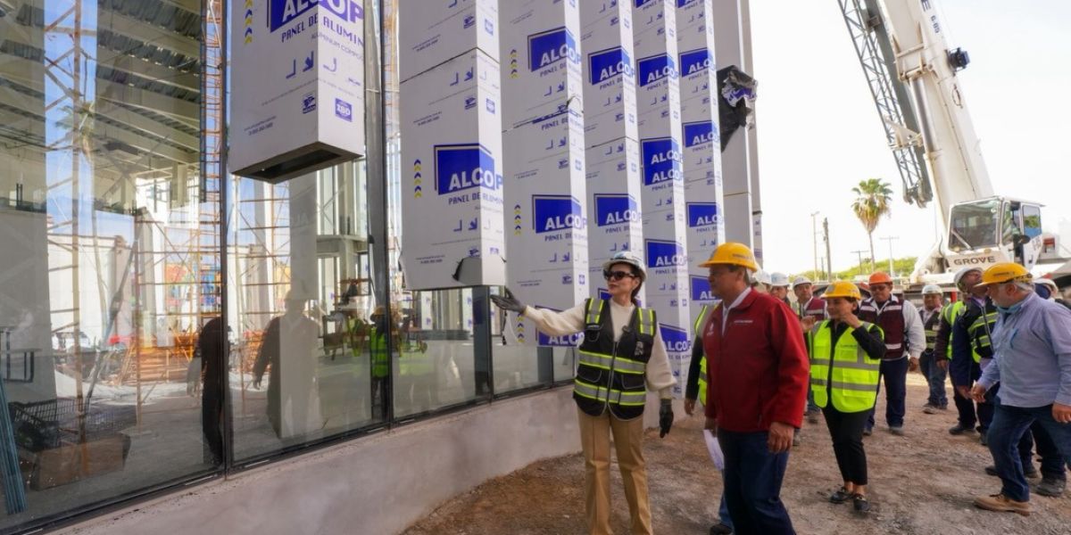 Supervisa alcaldesa Carmen Lilia Canturosas, avances en obra del museo de ciencia y tecnología y planetario