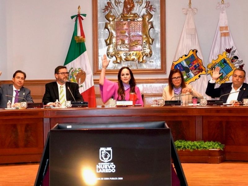 Cabildo aprueba plan de obra pública 2026 para continuar impulsando el futuro de Nuevo Laredo