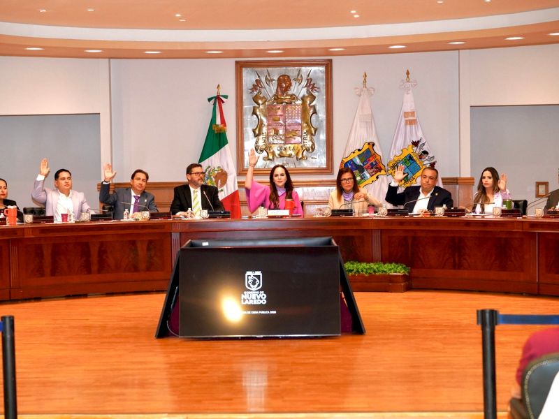 Constructores de Nuevo Laredo reconocen visión del gobierno municipal tras aprobación del plan de obra pública 2026