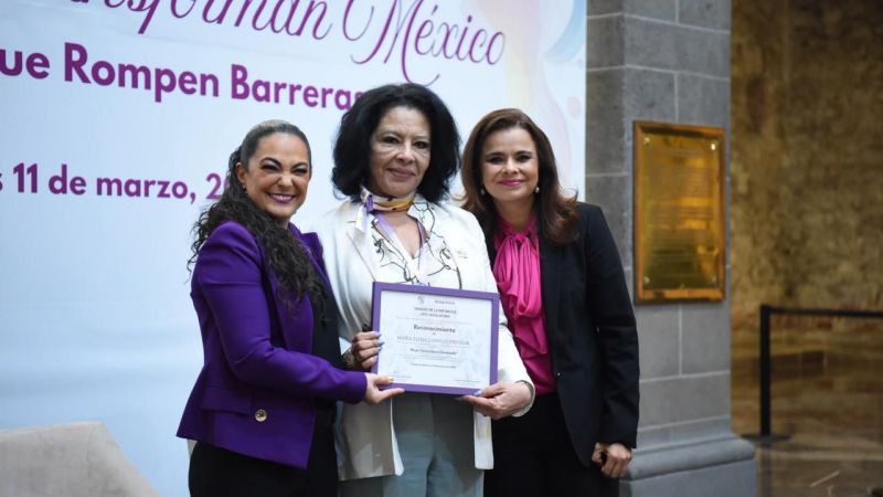 Senadora Olga Sosa preside foro “Mujeres que Transforman México: Liderazgos que Rompen Barreras” y reconoce a mujeres tamaulipecas