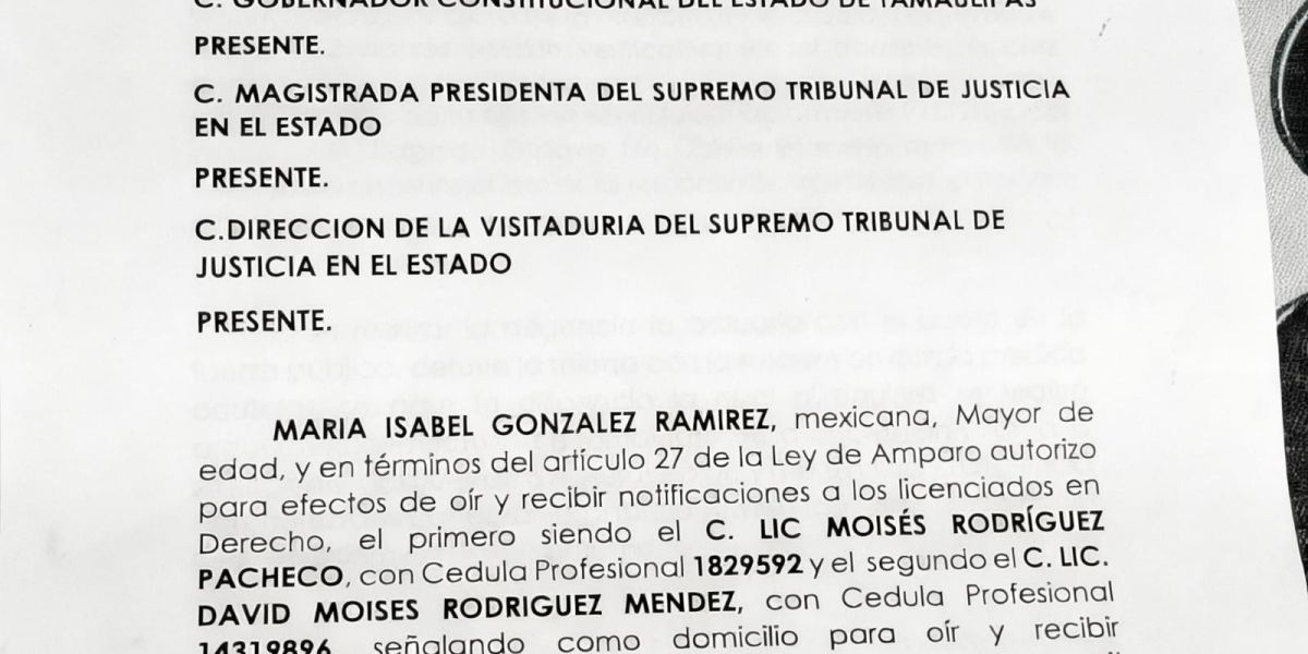 Acusan a funcionarios judiciales de Río Bravo por presunta falsedad ante autoridad federal