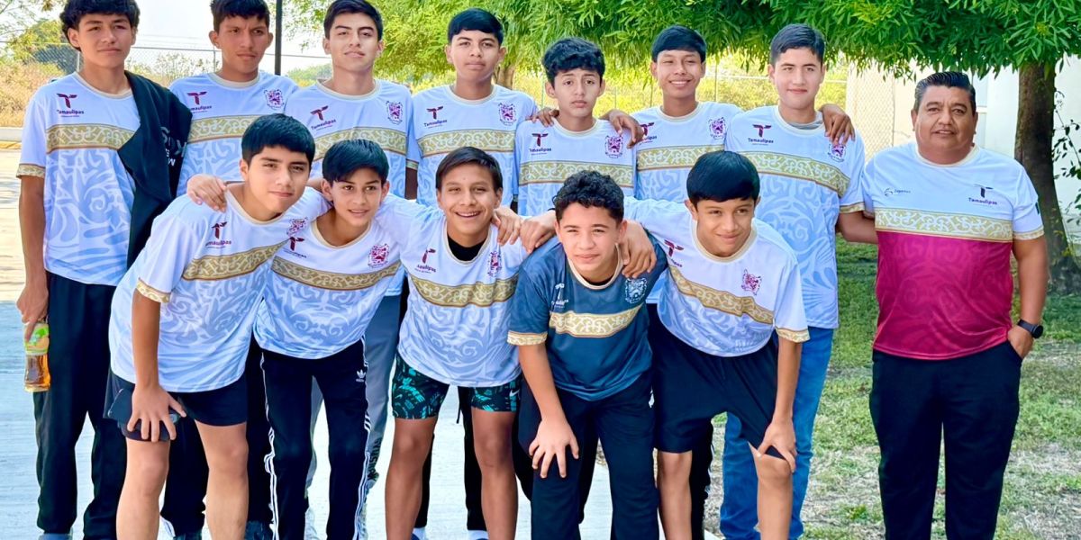 Selección Sub-13 de Tamaulipas llega a Saltillo en busca de su pase a la Olimpiada Nacional 2026