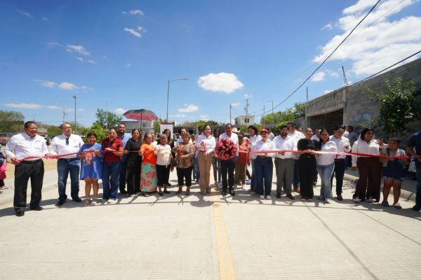 Gobierno municipal transforma vialidades al poniente de Nuevo Laredo con obras del ramo 33