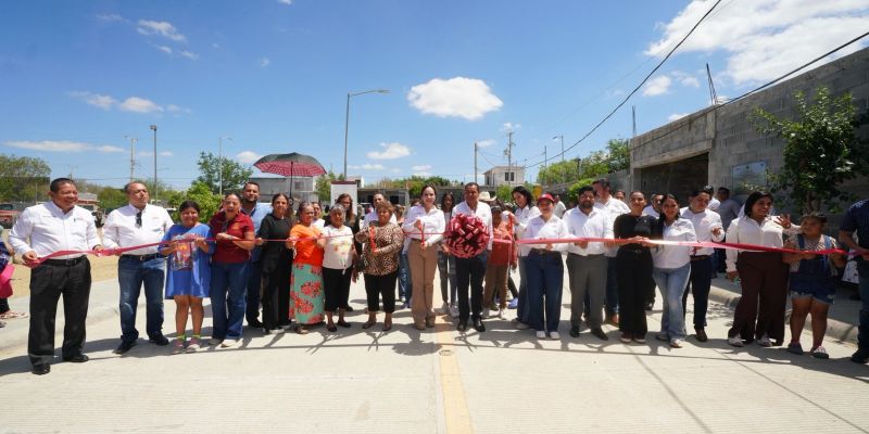 Gobierno municipal transforma vialidades al poniente de Nuevo Laredo con obras del ramo 33