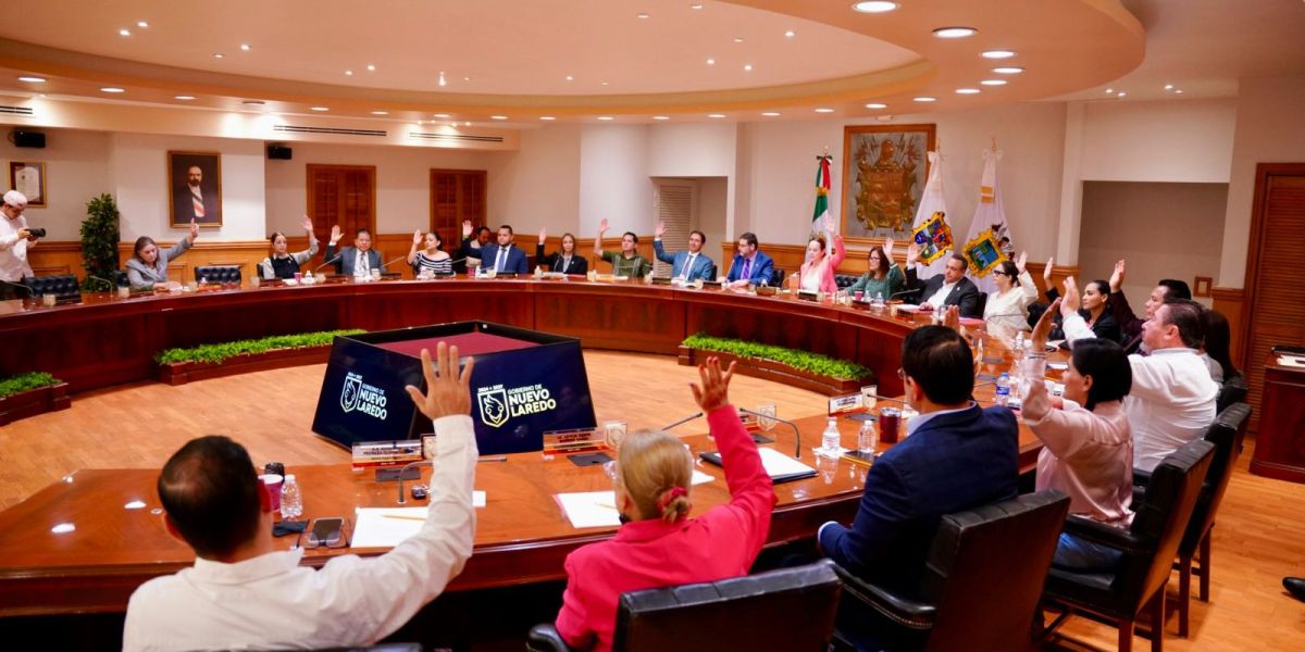 Aprueba cabildo de Nuevo Laredo condonación total de recargos del predial durante mayo 2026