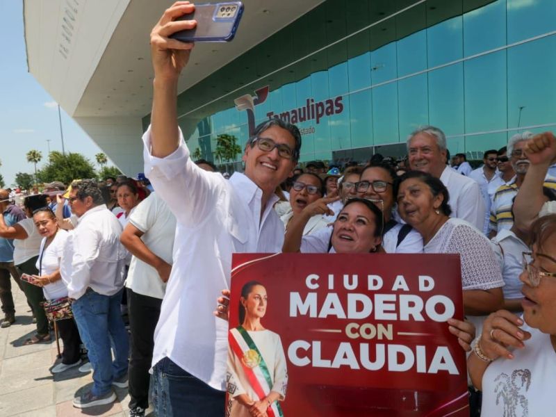 Ciudad Madero refrenda su respaldo a la Presidenta Claudia Sheinbaum y a la defensa de la soberanía nacional