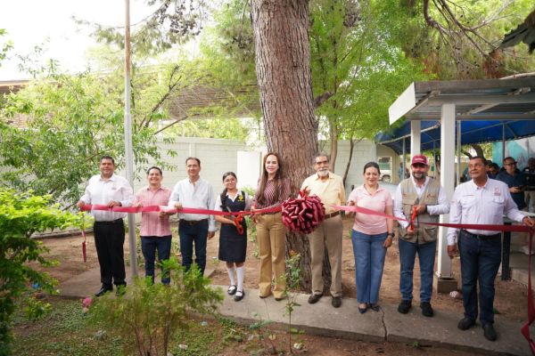 Gobierno de Carmen Lilia Canturosas transforma escuelas de educación básica con inversión en infraestructura