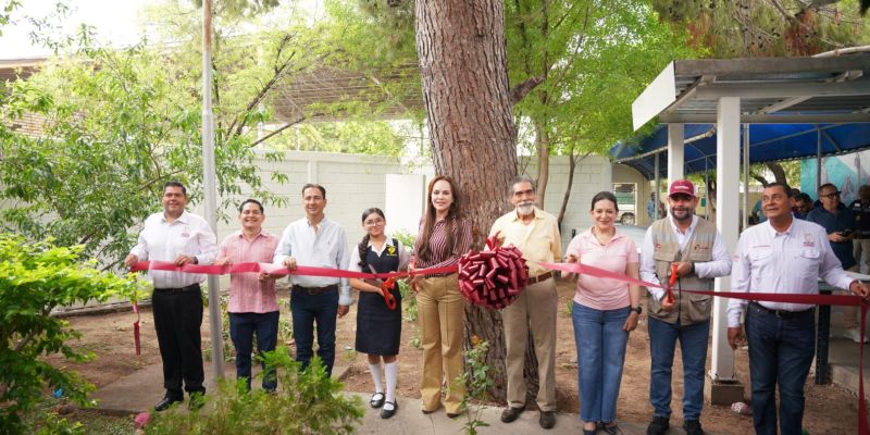 Gobierno de Carmen Lilia Canturosas transforma escuelas de educación básica con inversión en infraestructura