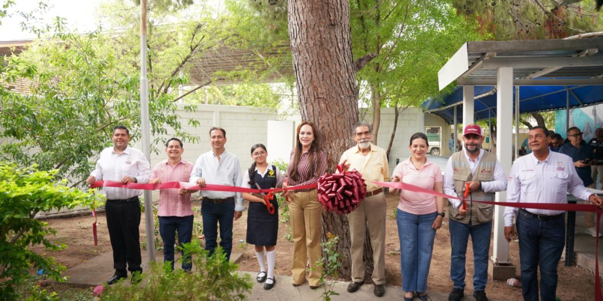 Gobierno de Carmen Lilia Canturosas transforma escuelas de educación básica con inversión en infraestructura