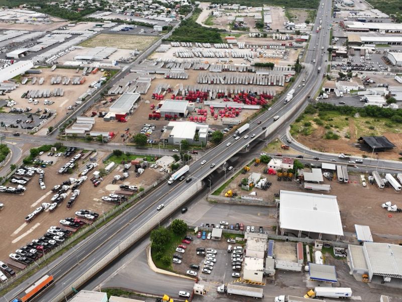 Alcaldesa Carmen Lilia Canturosas entrega modernización del bulevar aeropuerto y fortalece el corredor logístico de Nuevo Laredo