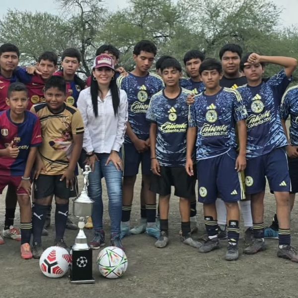 Nueva Apolonia vive gran fiesta deportiva con cuadrangular impulsado por Astrid Sontoya Muller
