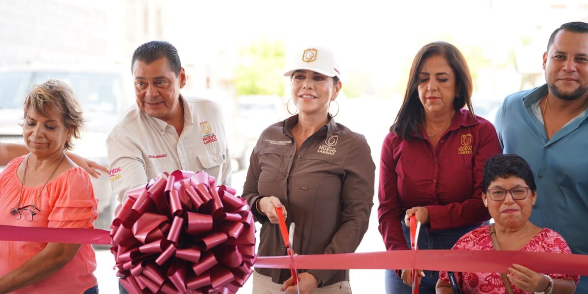 Gobierno de Carmen Lilia Canturosas entrega obras de pavimentación y drenaje en las colonias Infonavit y Riveras del bravo