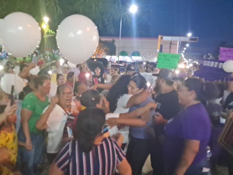 Dafne rompió fronteras: Xicoténcatl caminó abrazando el dolor de una madre