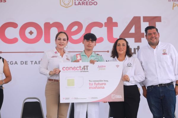 Carmen Lilia marca precedente en Tamaulipas con conéctat: conectividad móvil gratuita para 10 mil universitarios
