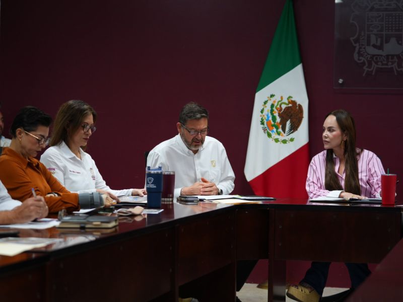 Coordina alcaldesa Carmen Lilia Canturosas reunión operativa para prevenir afectaciones ante pronóstico de fuertes lluvias