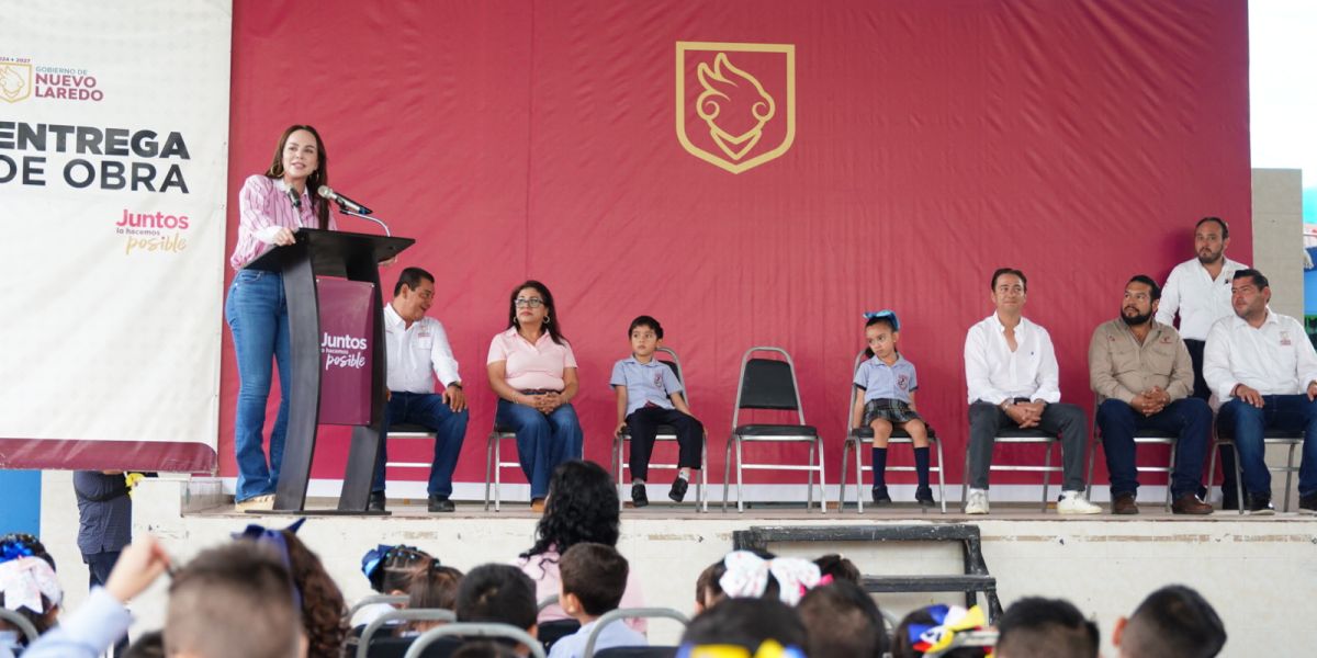 Fortalece alcaldesa Carmen Lilia Canturosas infraestructura educativa; inaugura obras en jardín de niños y primaria