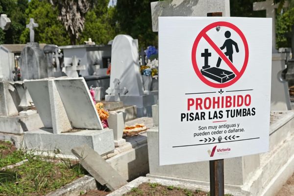 Realiza PC revisión de panteones previo al Día de Muertos