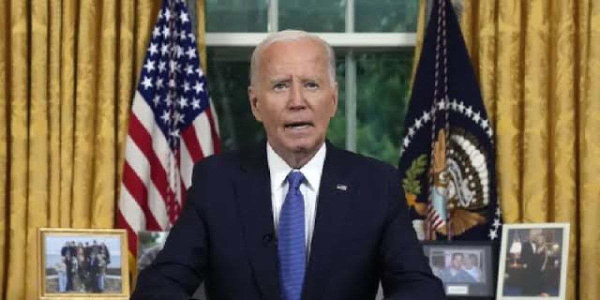 Biden explica su retiro de la contienda presidencial: ‘Fue para preservar la democracia’
