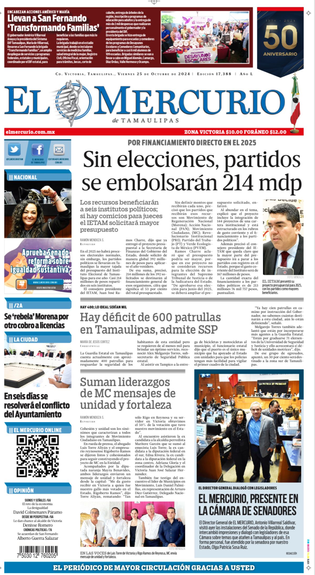 Sin elecciones, partidos se embolsarán 214 mdp