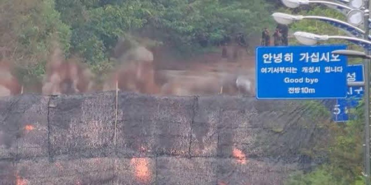 Corea del Norte dinamita las carreteras que conectaban con Corea del Sur