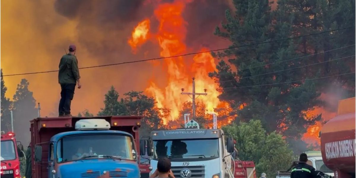 Incendios forestales arrasan casi 40 mil hectáreas en Argentina