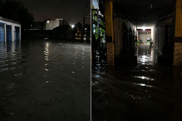 En El Mante: acusan vecinos abandono del municipio; drenaje inunda viviendas