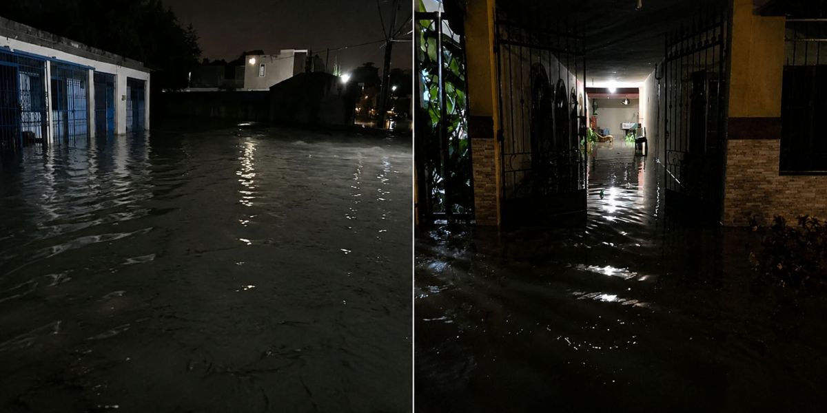 En El Mante: acusan vecinos abandono del municipio; drenaje inunda viviendas