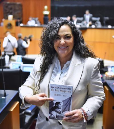 Senadora Olga Sosa invita a las mujeres a formar parte de las Tejedoras de la Patria
