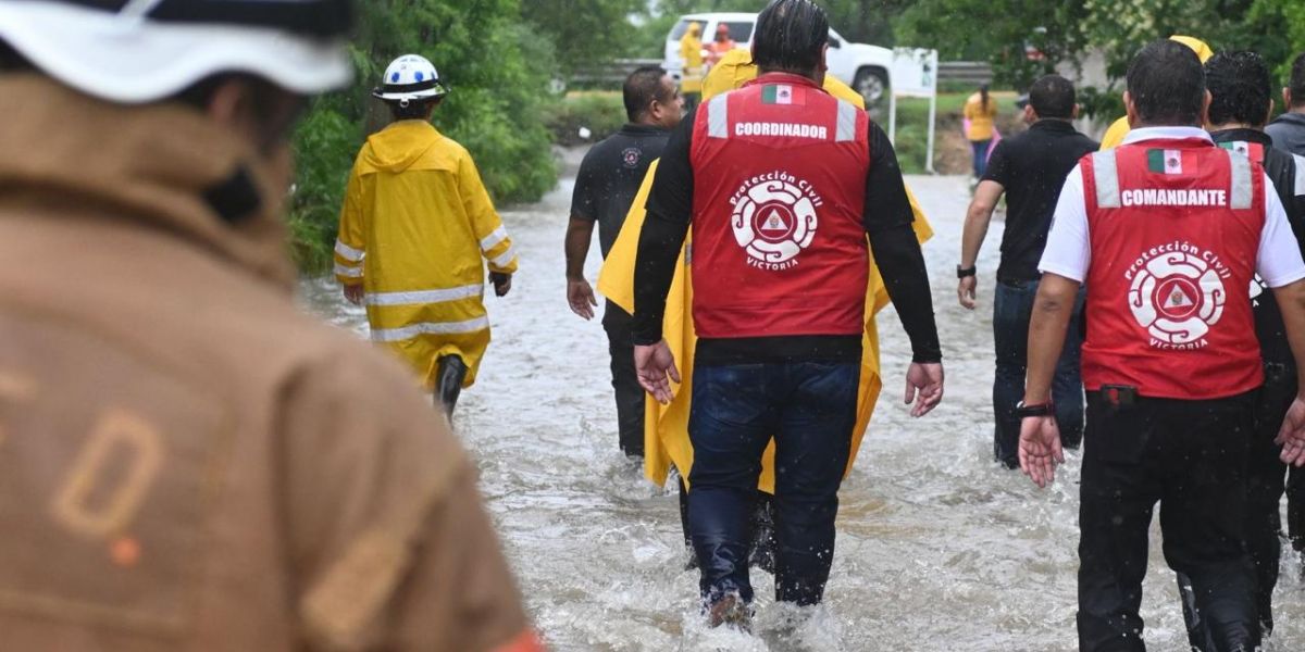 Gobierno de Victoria realiza recorridos para brindar  apoyo a población afectada por lluvias