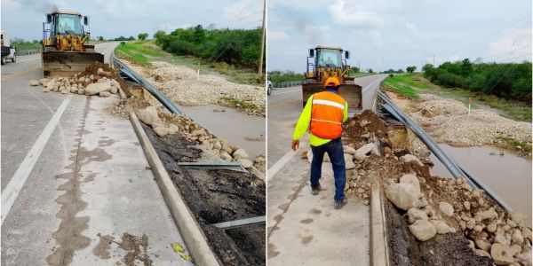 Inicia Gobierno de Tamaulipas reparación de carreteras y caminos afectados por lluvias