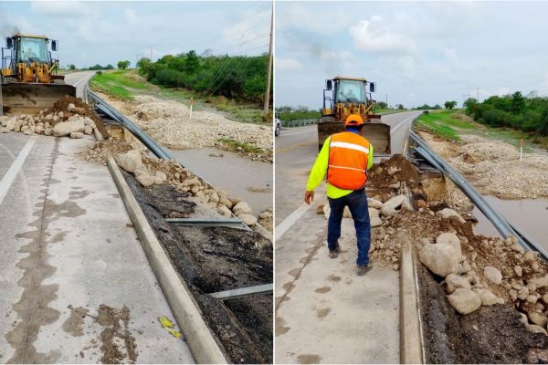 Inicia Gobierno de Tamaulipas reparación de carreteras y caminos afectados por lluvias