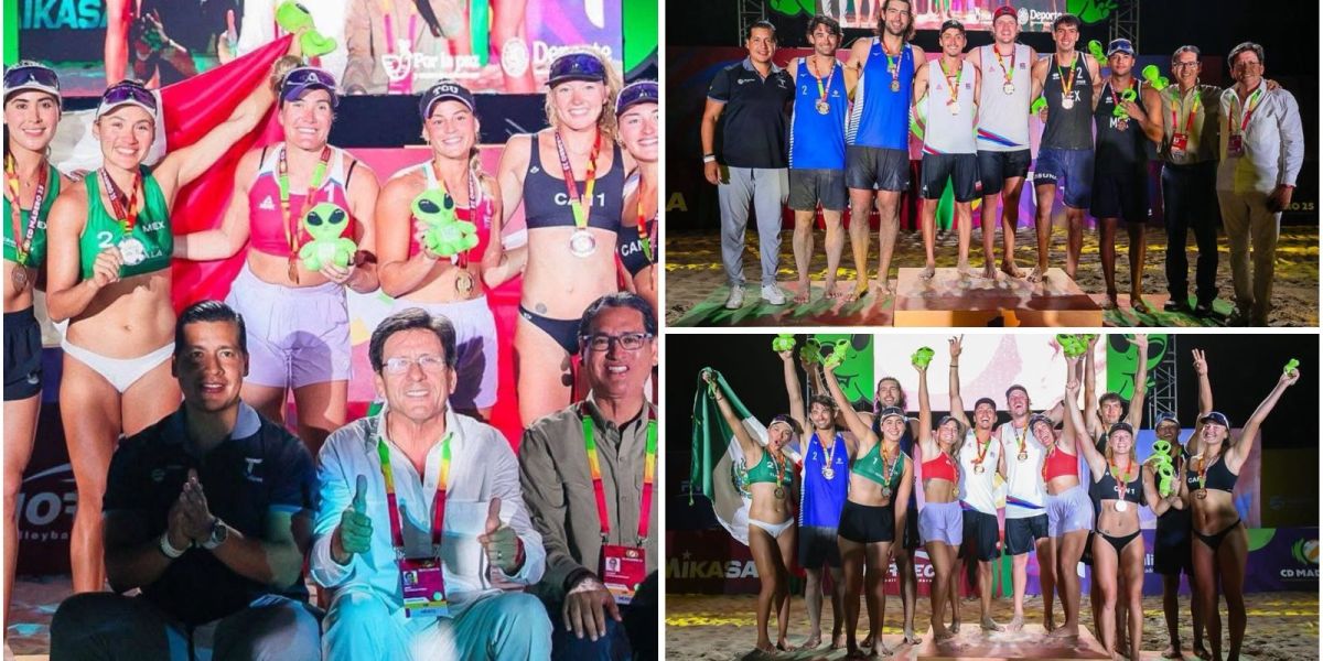 Todo un éxito cuarta etapa NORCECA Beach Volleyball Tour Tamaulipas 2025
