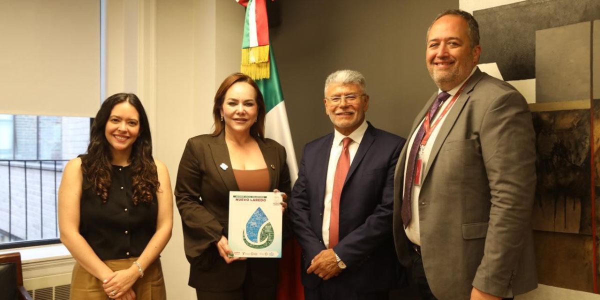 Promueve Carmen Lilia a Nuevo Laredo como capital aduanera para atraer inversión desde EUA