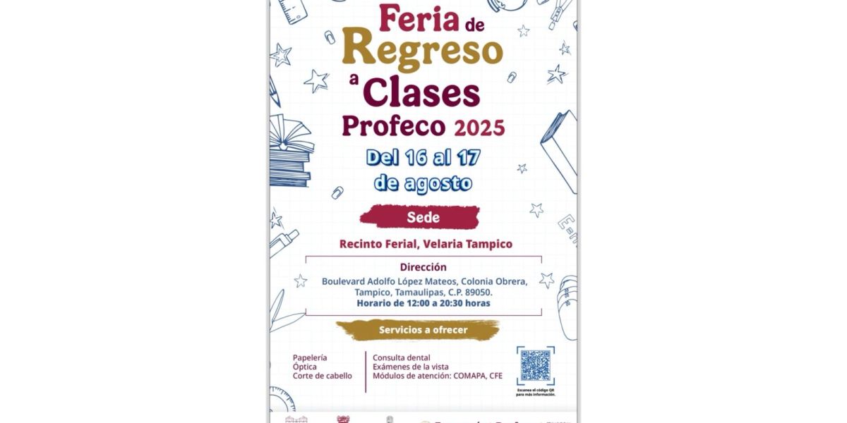 Invitan a la Feria de Regreso a Clases Profeco 2025 en la zona conurbada