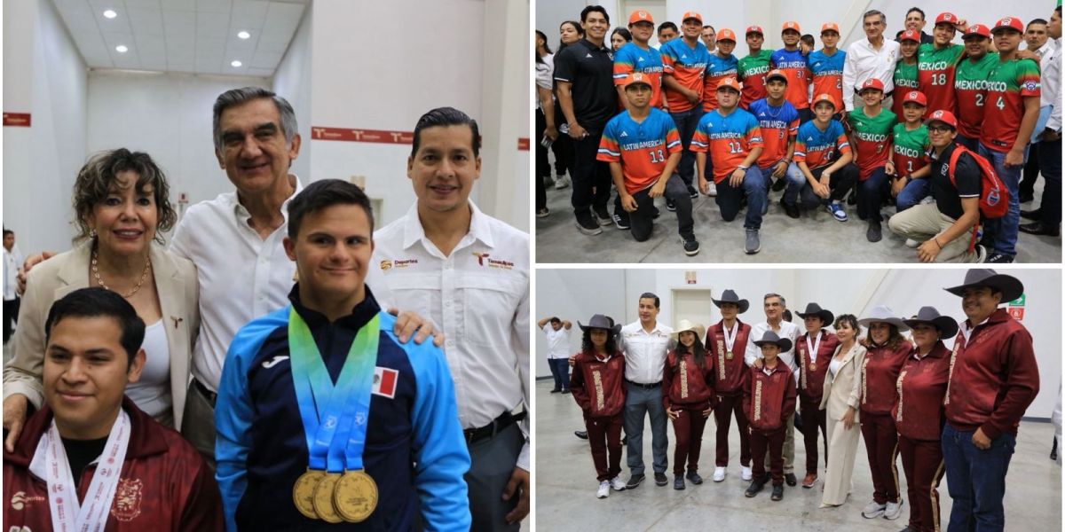 Son un orgullo reconocen a atletas Tamaulipecos