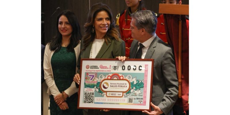 Billete de Lotería Nacional se suma a la difusión de la Semana Nacional de Salud Pública 2025