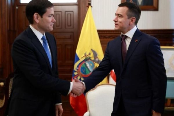 Rubio saca la chequera en Ecuador ¡Van casi 20 mdd contra la inseguridad!