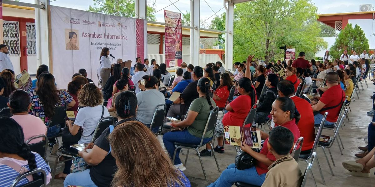 Arranca en Tamaulipas la gran cruzada educativa: 648 Asambleas Informativas de la Beca Rita Cetina