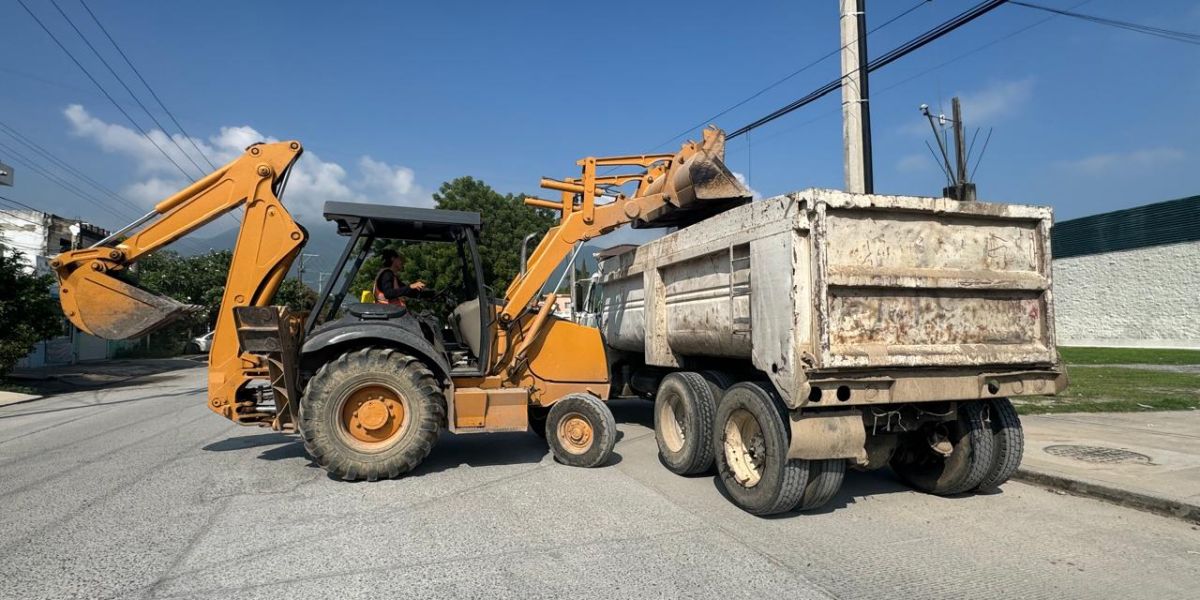 Atiende Municipio calles y avenidas afectadas por lluvias