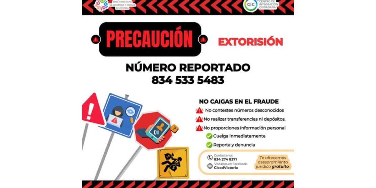 Continúan extorsionando con números apócrifos