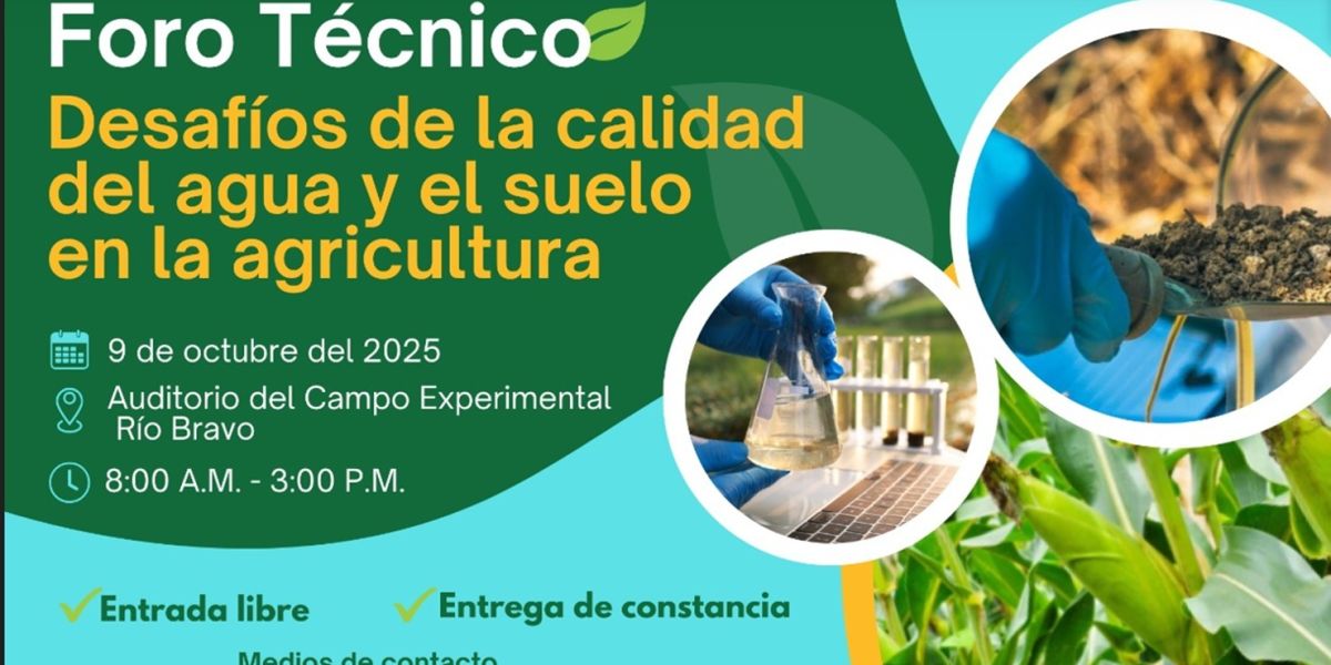 Analizarán especialistas desafíos del agua y el suelo en la agricultura