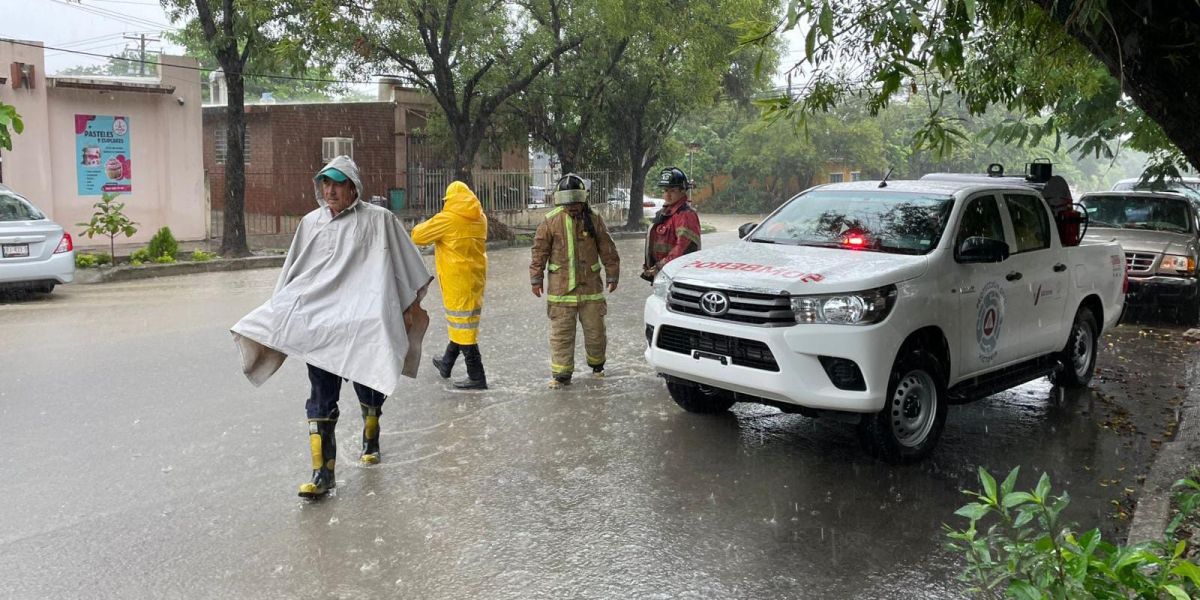 Activa y mantiene Gobierno de Victoria acciones de auxilio a la población por intensa lluvia