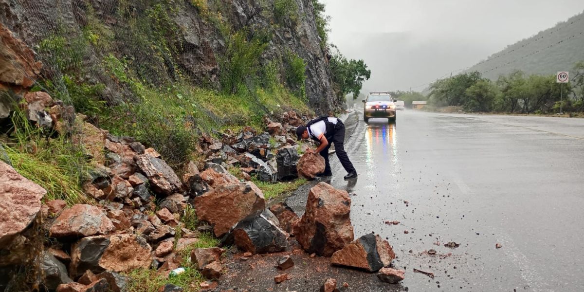 Alertan por riesgo de derrumbes en la Sierra de Tamaulipas