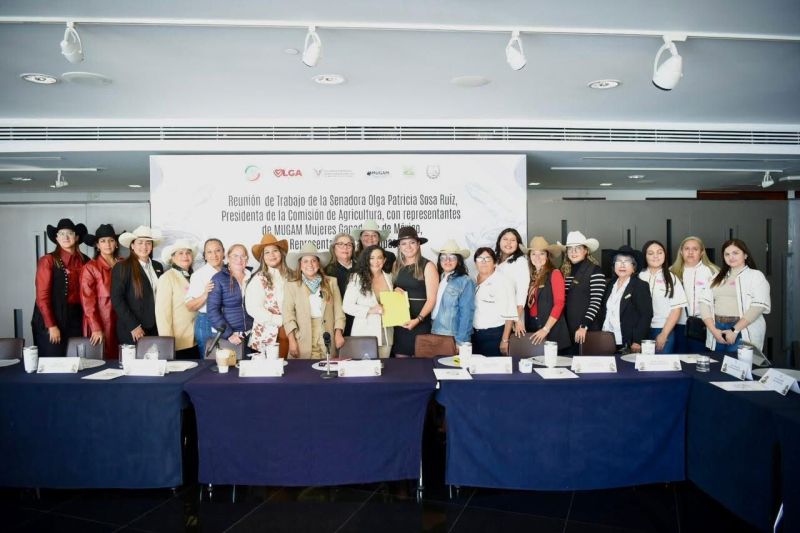 Encabeza senadora Olga Sosa reunión de trabajo con mujeres ganaderas de Tamaulipas