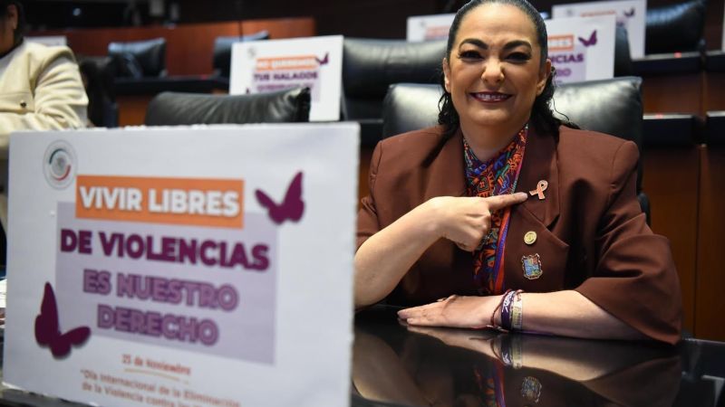 Vivir libres de violencias es nuestro derecho: senadora Olga Sosa